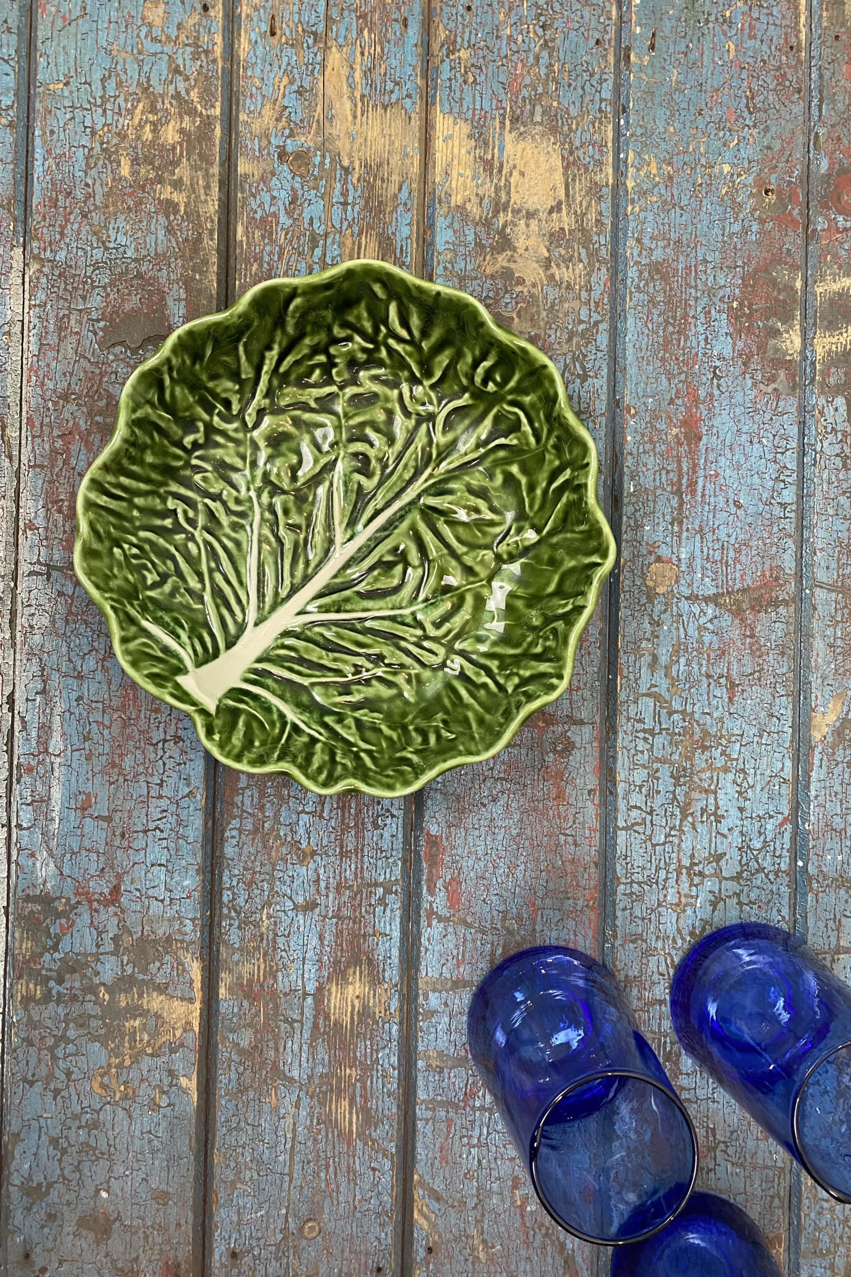 Vintage Cabbage Leaf Dish • Wildmore
